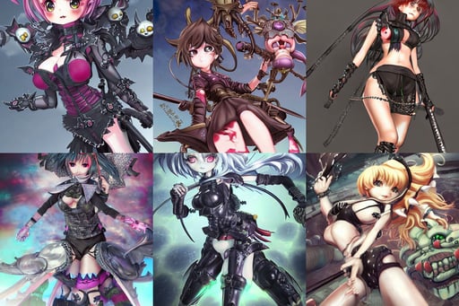 infinite horrifying layers of the demonic abyss, quality render style of Masamune Shirow and Tsuaii