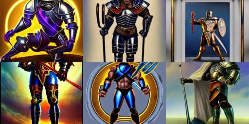 Muscular and powerful medieval male knight portrait, electrical arcs, iridescent venetian blown glass, strong emphasis on Syd Mead and Robert McCall, overknee socks, starbound, light atmosphere, simplistic line, spectacular quality, and black, runic rings