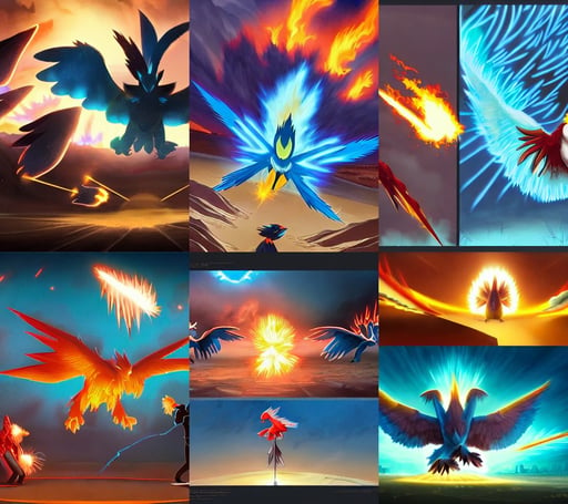 the ultimate battle between articuno and zapdos and moltres, comic, he is turned to the left, fireworks, dune by david lynch, sunglass, wideshot, and Muchain, school setting, art by artgerm and greg rutkowski and alphonse mucha and ruan jia, volumetric dynamic lighting, 4k fantasy art