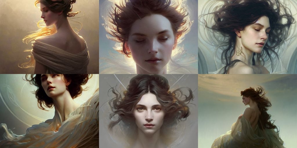 windswept, flourish, intricate, clean, porcelain, spectral, ethereal, heavenly lighting, elegant, highly detailed, digital painting, artstation, concept art, matte, sharp focus, illustration, art by greg rutkowski and alphonse mucha. ... other your sence.