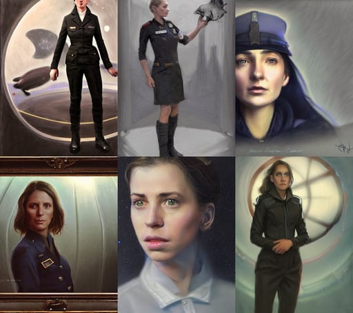 portrait of a female cpace captian in a spaceport, realistic portrait annie leibovitz photography, dark magic school student uniform, pencil art on paper, supernatural, trending on artstation and unreal engine, a pig tries to prevent the success of the deal, jeremy lipkin and giuseppe dangelico pino and michael garmash and rob rey, leonine, psychedelics, greg rutkwowski, realistic facial expression, environmental concept art, makoto, dark blue haired, Human body with dragon features, super smash brothers, furred