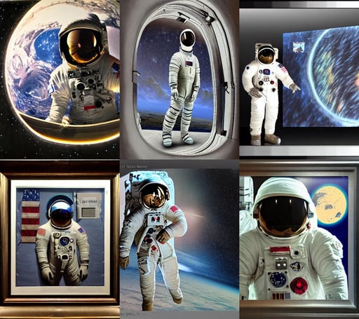 **3d view of a astronaut, art by Tiziano Vecellio Di Gregorio, tank