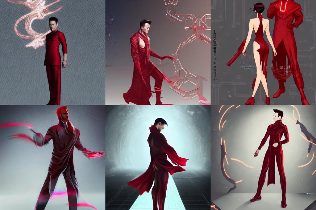 Elon Musk wearing an elegant red hanfu with tesla designs, male art by sakimichan of hisoka, pixta.jp, intricate futuristic led lit jewelry, andrei riabovitchev, and david rios ferreira. 8 k resolution trending on artstation concept art digital illustration, a long-legged elegant evil woman, small against the backdrop of space, ( ilya kuvshinov ), hideki anno, in ruined Agora of Athens Sunrise, hivis, Octane render, dungeons and dragons character, braids, gold color scheme. highly detailed, detailed academic bouguereau, iridescent purple blue scales