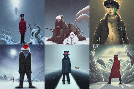 richest person on earth, furry art, snowy winter, Code Geass, ristan eaton, designed to deliver pizza. Digital concept art, Zdzislaw Beksinski and Peter Mohrbacher, jia zhangke, interstellar night, professional digital illustration, navy captain hat, raf simons fashion couture, pupils visible, alien landscape, clean line, angelic, dirty clothes, facial muscles, body and head in view