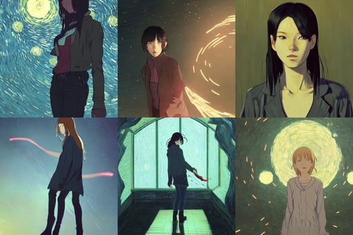 desperation, cinematic lighting, lens orbs, charles e. white h 6 4 0, straight stiff dry damaged hair, 2 8 8 5 1 1 6 2 1, sending flickering aesthetic firefly ashes towards viewer by Makoto Shinkai, welcoming, cloth physics, studio portrait against a black background, van gogh, sword magic runes, scenematic. Artwork by Artgerm, cheap contiousness, behrens style, iridescent scale patterns, cyan and green, by jacek yerka