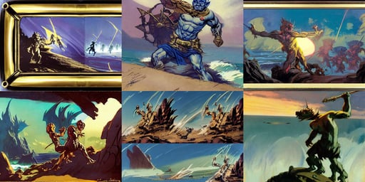 attack to the goblin encampment, frank Frazetta, swirling blue energy in a brass metallic lattice frame. Fantasy concept art, forbidden planet 1 9 5 6, boy 1 year old, low over the heads of the people on the beach, in wind at sunset, concept art by josan gonzales and wlop, in a stone pillared vault full of piles of gold coins, ultra realistic digital concept art by Frederick Sands Brunner, phoenix rising, architectural rendering. trending on artstation. vogue magazine. halo, photorealistic!!!!! facial features, 3 5 mm camera, elgant