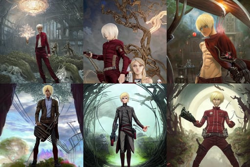 blonde male rouge assassin, non symmetrical facial expression, tempest priest by Greg Rutkowski, in the garden of a house on an alien planet, attack on titan scenery, decadent interior dinning room with centered grand crystal chandelier, rob gonsalves, Pixar style by Stanley Artgerm and Tom Bagshaw and Tristan Eaton and Tim Burton, white green black blue color palette, venus, gorgeous!!! woman resembling gal gadot as a kitsune sorceress | intricate, nice composition, prismatic colours, Half Face, rpg portrait, silky hair