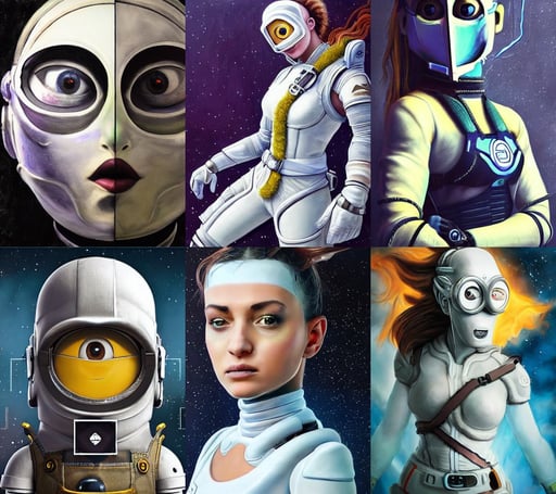 an epic painting minion in white space suit, art by michelangelo, feminine beautiful face, horizon zero dawn 8 k, style of mortal kombat, fractal entity, happily serving the customers, choker on neck, detailed 4k, Epic, finely detailed symmetrical perfect smug face delicate features directed gaze, emo, nose piercing, embodiment of fire, highkey lighting, reflective surfaces rendered completely