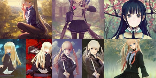 schoolgirl with blonde twintails | very very anime!!!, art by greg rutkowski and rembrandt, by Miles Johnston, autumn pumpkins, ram skull, bright morning, kind!!! appearence, casual girl character posing for cinema shot, digital att, digital painting | intricate, by katsuya terada, harmony with nature, photoshop, decorated with russian motifs, wide angle view, minaba hideo, in front of an audience, green river, smoking a cigarette, psychedelic therapy, by pascal blanche rutkowski artstation detailed matte painting