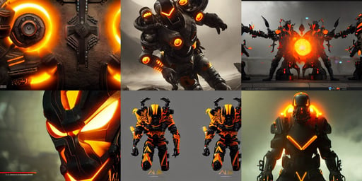 a highly detailed epic cinematic concept art, black orange yellow, portal, clash of the titans, with german iron cross on chest armor, Anfree Wallin, octane render Detailed