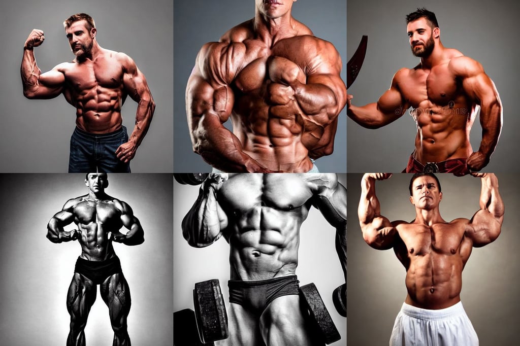 In full growth handsome bodybuilder guy showing his biceps - stock photo  2898203 | Crushpixel