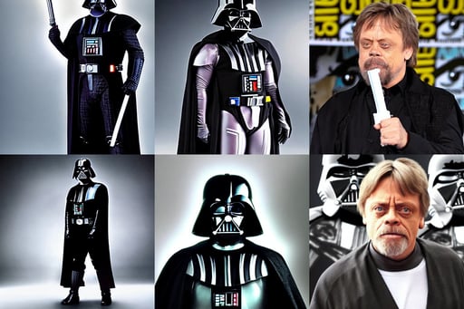 mark hamill as darth vader